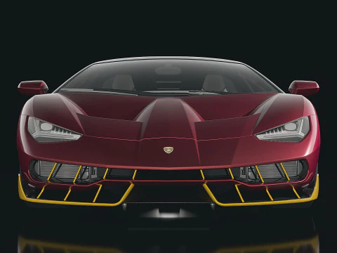 Sportscar Centenario LP 770-4 2017 3D Model