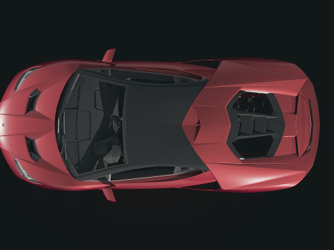 Sportscar Centenario LP 770-4 2017 3D Модель