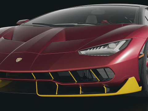 Sportscar Centenario LP 770-4 2017 3D Model