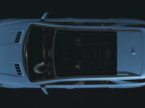Mercedes ML63 AMG 2014 3D Model