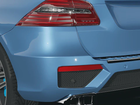 Mercedes ML63 AMG 2014 3D Model