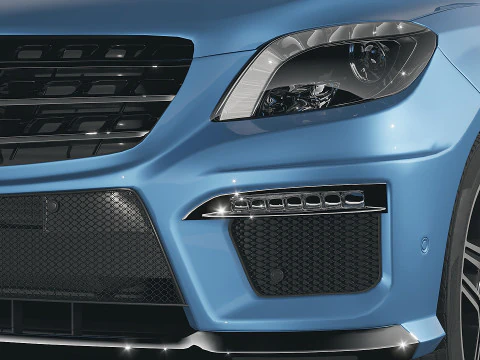 Mercedes ML63 AMG 2014 3D Model