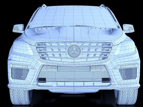 Mercedes ML63 AMG 2014 Modello 3D