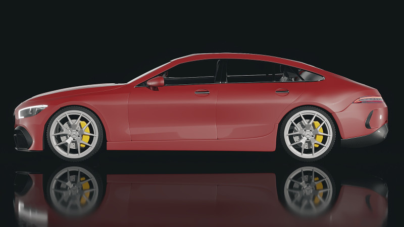 Mercedes Benz Amg Gt 63 2019 Model 3D .c4d .max .obj .3ds .fbx .stl .blend