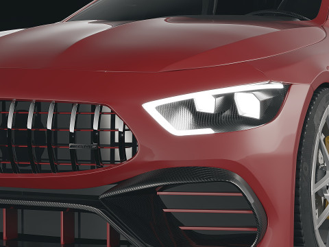 Mercedes Benz Amg Gt 63 2019 Model 3D