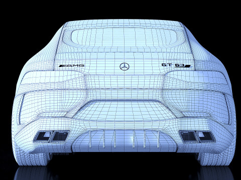 Mercedes Benz Amg Gt 63 2019 Model 3D