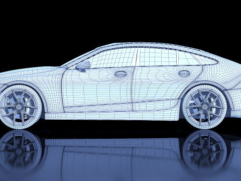 Mercedes Benz Amg Gt 63 2019 Model 3D