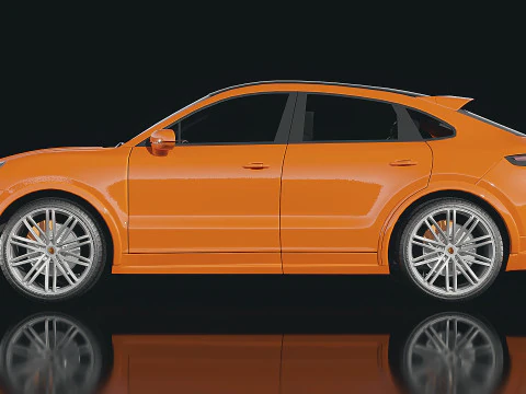 पोर्शे केयेन 2022 3D मॉडल