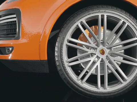 Porsche Cayenne 2022 3D Model