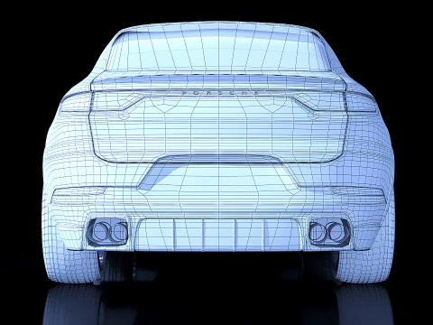 Porsche Cayenne 2022 3D Model