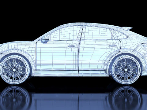 Porsche Cayenne 2022 3D Model