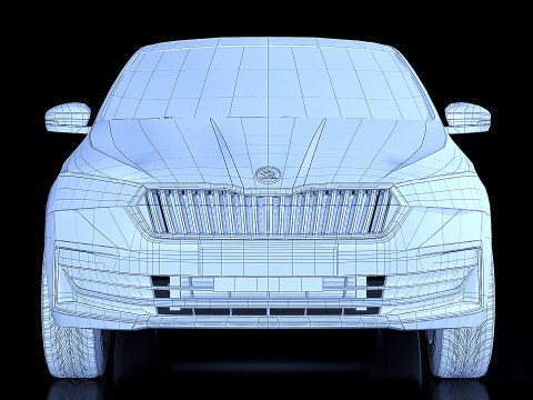 Skoda Rapid 2021 3D Model