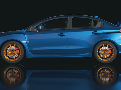 Subaru Impreza WRX STI 2015 3Dモデル