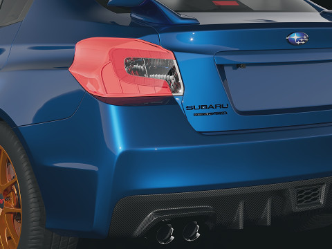 Subaru Impreza WRX STI 2015 3D 모델