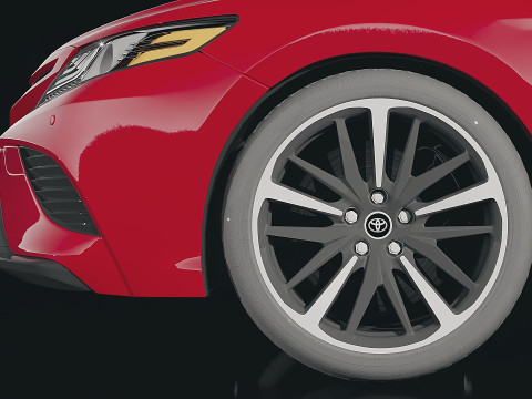 Toyota Camry 2018 Modello 3D