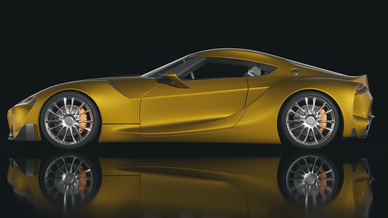 Toyota FT-1 2014 Modello 3D .c4d .max .obj .3ds .fbx .stl .blend 