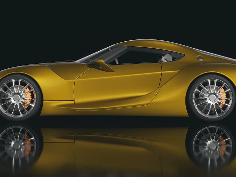 टोयोटा एफटी-1 2014 3D मॉडल