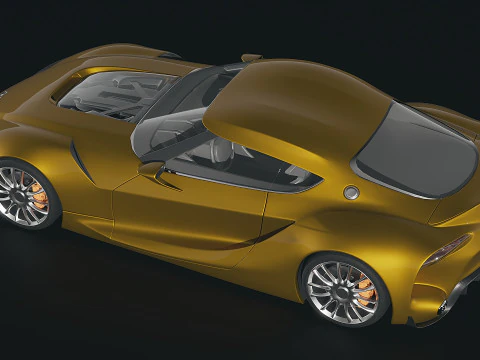Toyota FT-1 2014 3D Model