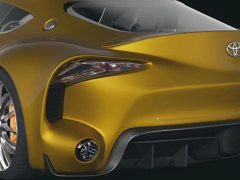 Toyota FT-1 2014 3D Model