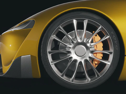 Toyota FT-1 2014 3D Model