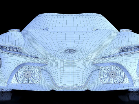 Toyota FT-1 2014 3D Model