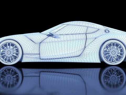 Toyota FT-1 2014 3D Model