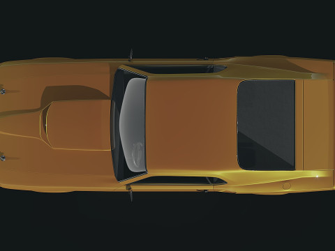 Muscle car Mach 1969 3D Модель