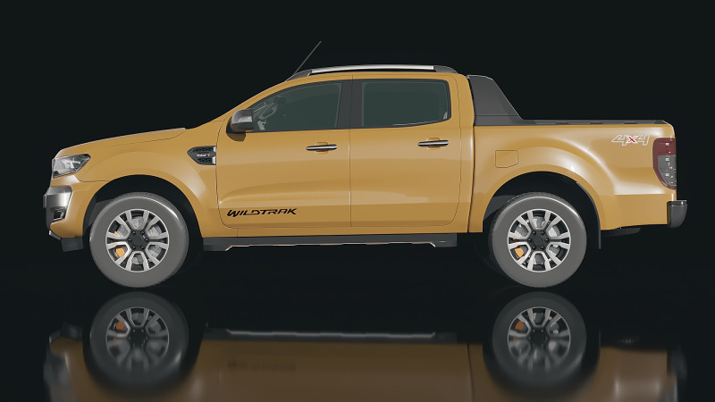 Muscle car Ranger Mk3f 2020 3D 모델 .c4d .max .obj .3ds .fbx .stl .blend