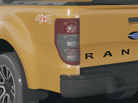 Muscle car Ranger Mk3f 2020 3D 모델