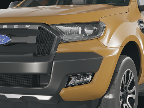 Muscle car Ranger Mk3f 2020 3D 모델