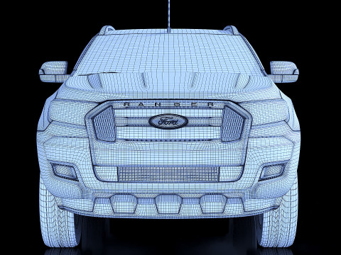 Muscle car Ranger Mk3f 2020 3D 모델