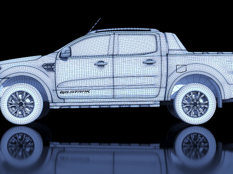 Muscle car Ranger Mk3f 2020 3D 모델