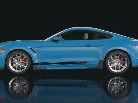 Mk6f Shelby Super Snake concept 2018 3D Model