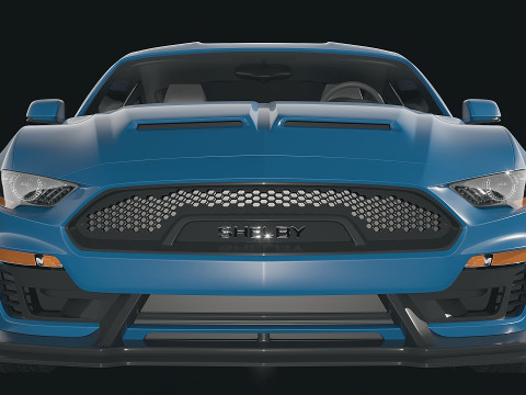 Mk6f Shelby Super Snake concept 2018 3D Model