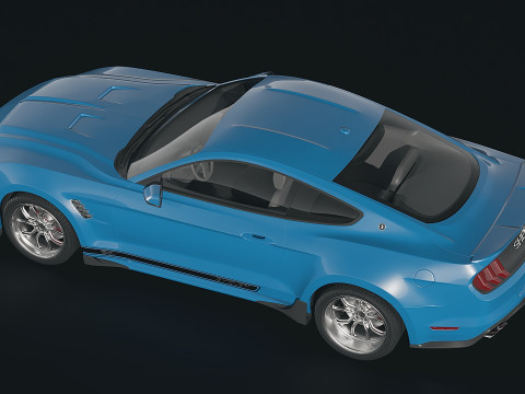 Mk6f Shelby Super Snake concept 2018 3D Model