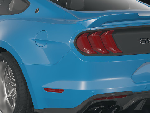 Mk6f Shelby Super Snake concept 2018 3D Model