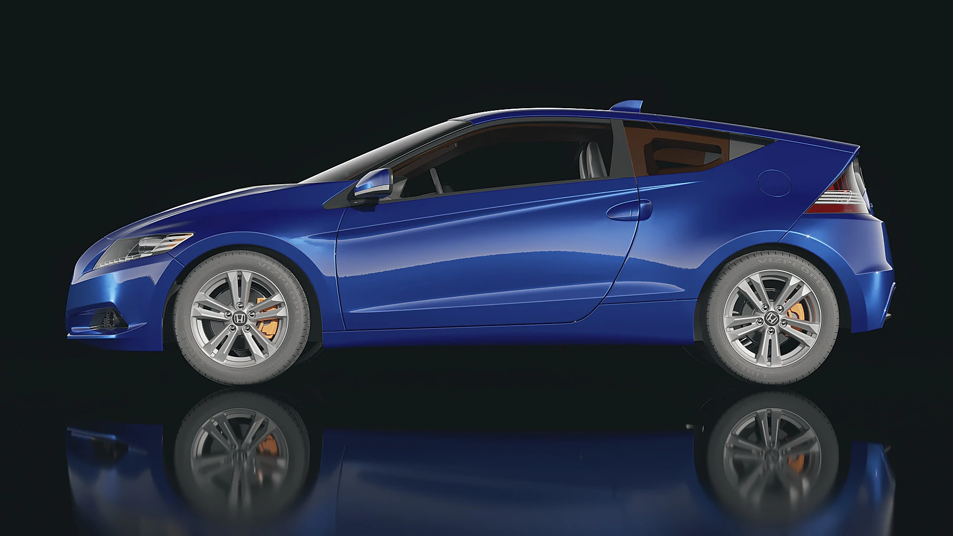 Honda CR-Z 2017 3D Model .c4d .max .obj .3ds .fbx .stl .blend 