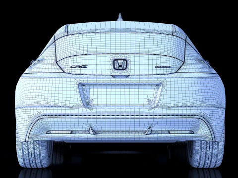 Honda CR-Z 2017 3D Model