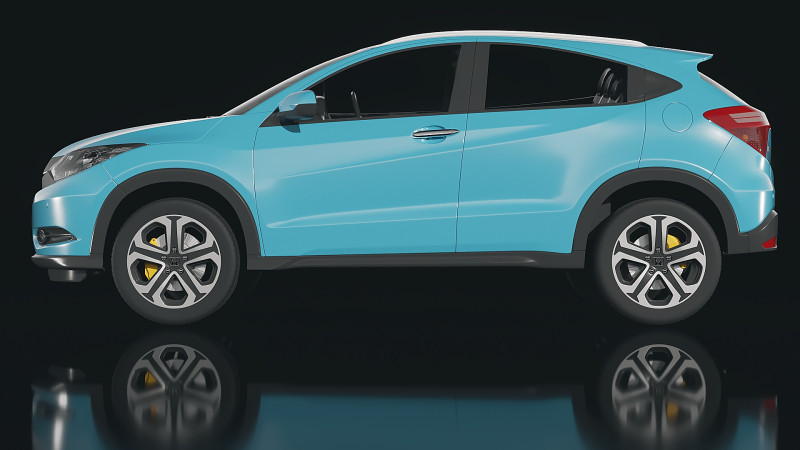 Honda HR-V EU 2016 3D 模型 .c4d .max .obj .3ds .fbx .stl .blend 
