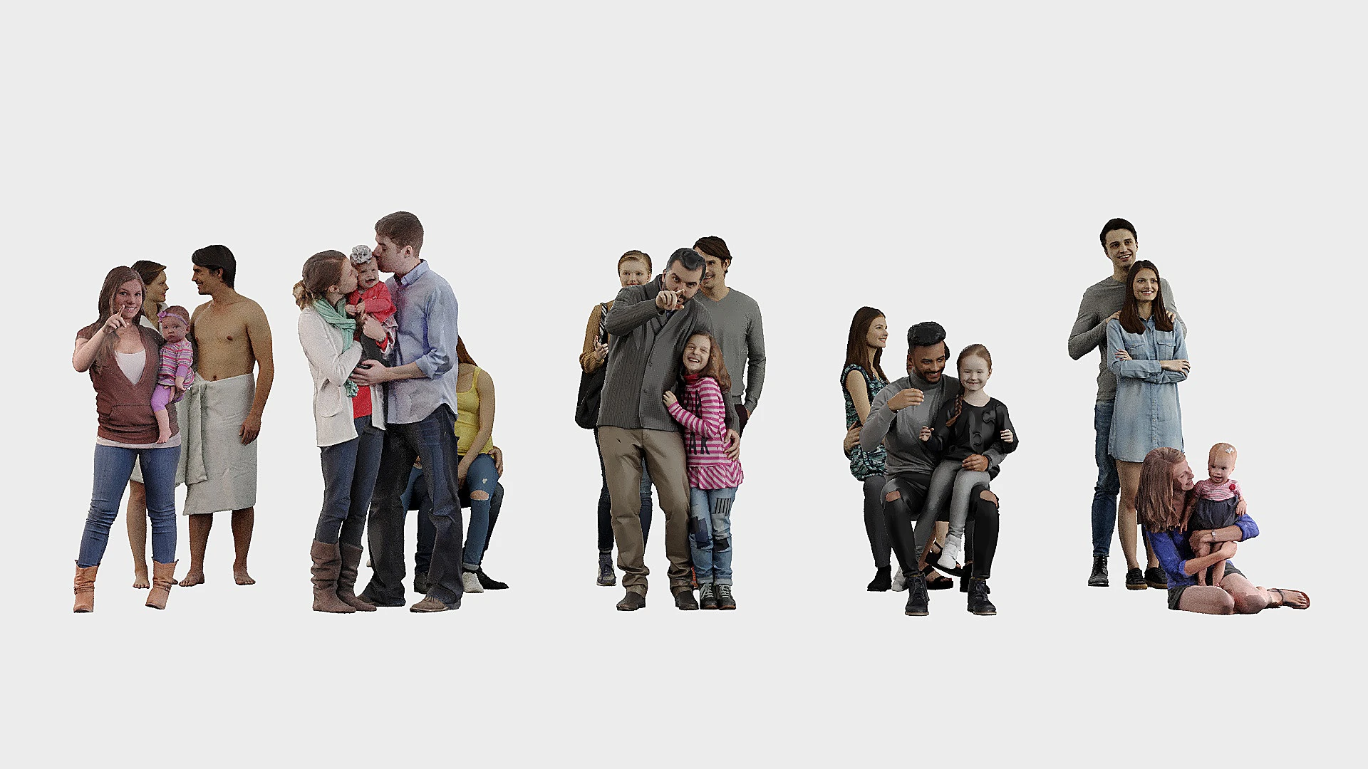 A collection of pairs 10 3D Model .c4d .max .obj .3ds .fbx .stl .blend 
