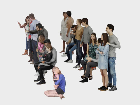 A collection of pairs 10 3D Model