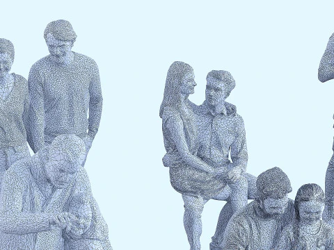 A collection of pairs 10 3D Model