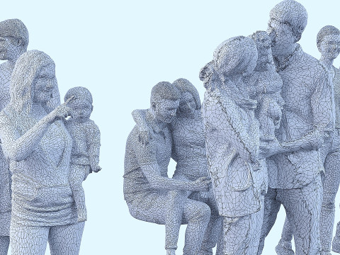 A collection of pairs 10 3Dモデル