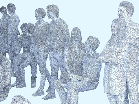 A collection of pairs 10 3D Model