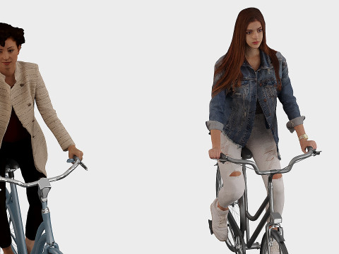 Bicyclists 8 3D 모델