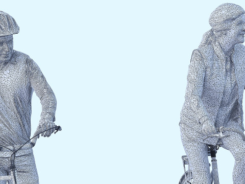 Bicyclists 8 3D 모델