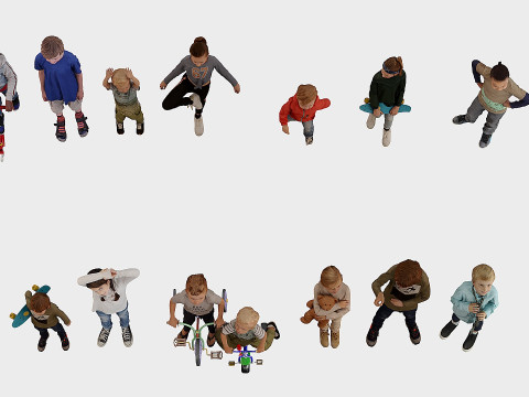 Children group 14 Model 3D