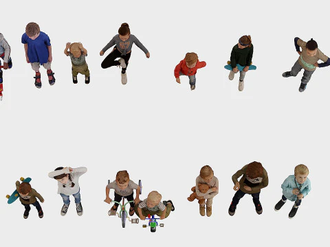 Children group 14 3D Model