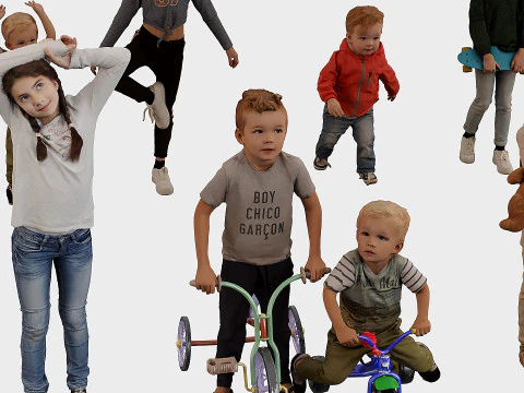 Children group 14 3D Model