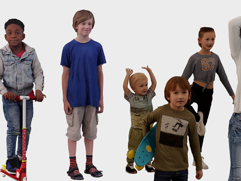 Children group 14 Model 3D